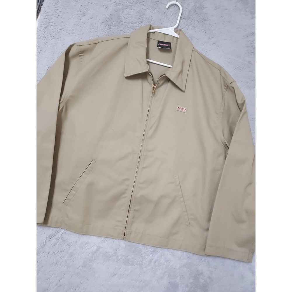 Dickies Jacket Mens XL Eisenhower Full Zip Up Workwear Canvas Skater Grunge